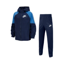Nike Sportswear Woven Tracksuit Boys - Dark Blue, Blue