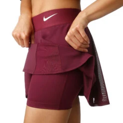 Nike Court Elevated Flouncy Skirt Women - Berry, White -Muse Style Shop 49977000 26