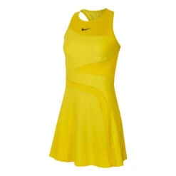 Nike Maria Sharapova Court Dress Women - Lemon, Black