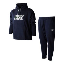 Nike Sportswear Graphic Hooded Tracksuit Men - Dark Blue, White