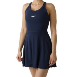 Nike Court Dry Dress Women - Dark Blue, White