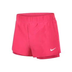 Nike Court Flex Shorts Women - Pink, White -Muse Style Shop 51111000 000