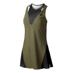Nike Maria Sharapova Court Dress Women - Olive, Black -Muse Style Shop 51145000 000