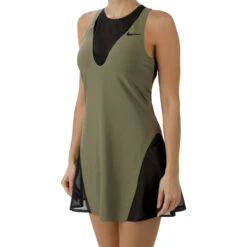Nike Maria Sharapova Court Dress Women - Olive, Black