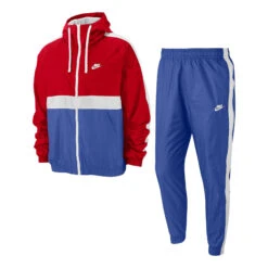 Nike Sportswear Woven Tracksuit Men - Blue, Red