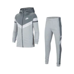 Nike Sportswear Woven Tracksuit Boys - Lightgrey, Grey