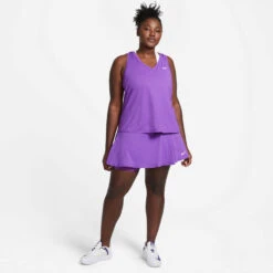 Nike Court Victory Flouncy Plus Size Skirt Women - Violet, White -Muse Style Shop 51856000 10