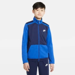 Nike Sportswear Futura Tracksuit Boys - Dark Blue, White -Muse Style Shop 53408000 11