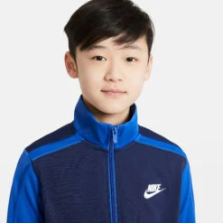 Nike Sportswear Futura Tracksuit Boys - Dark Blue, White -Muse Style Shop 53408000 13