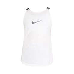 Nike Dri-Fit Elastika Tank Top Girls - White, Black