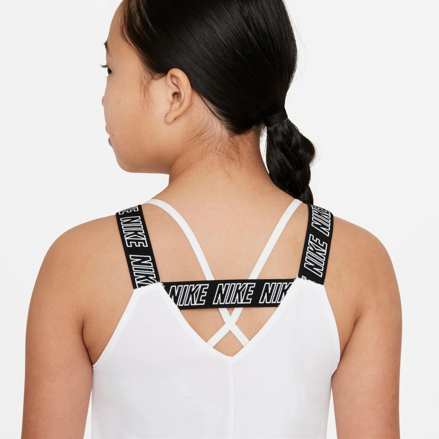 Nike Dri-Fit Elastika Tank Top Girls - White, Black 5 Nike Dri-Fit Elastika Tank Top Girls - White, Black - Image 5