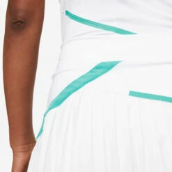 Nike Court Dri-Fit Skirt Women - White, Turquoise -Muse Style Shop 55106000 15