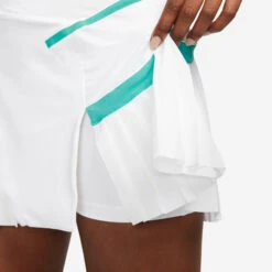 Nike Court Dri-Fit Skirt Women - White, Turquoise -Muse Style Shop 55106000 16