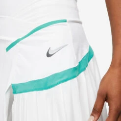 Nike Court Dri-Fit Skirt Women - White, Turquoise -Muse Style Shop 55106000 17