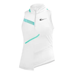 Nike Court Dri-Fit Tank Top Women - White, Turquoise