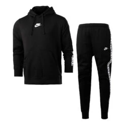 Nike Sportswear Sport Essentials Fleece Tracksuit Men - Black