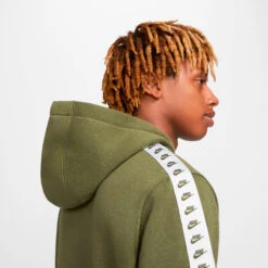 Nike Sportswear Sport Essentials Fleece Tracksuit Men - Olive, White -Muse Style Shop 55233000 17