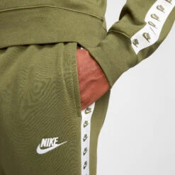 Nike Sportswear Sport Essentials Fleece Tracksuit Men - Olive, White -Muse Style Shop 55233000 19