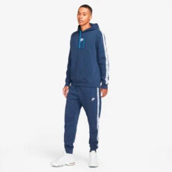 Nike Sportswear Sport Essentials Fleece Tracksuit Men - Dark Blue, White -Muse Style Shop 55234000 15