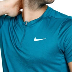 Nike Court Advantage Dri-Fit Half-Zip T-Shirt Men - Petrol -Muse Style Shop 55292000 13