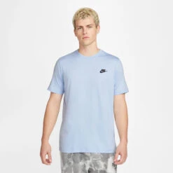 Nike Sportswear Club T-Shirt Men - Light Blue -Muse Style Shop 55889000 14