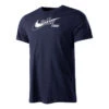 Nike Court Dri-Fit Swoosh T-Shirt Men - Blue, White