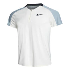 Nike Court Dri-Fit Slam Ultimate NTPS Polo Men - Cream, Light Blue