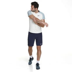 Nike Court Dri-Fit Slam Ultimate NTPS Polo Men - Cream, Light Blue -Muse Style Shop 55949000 10