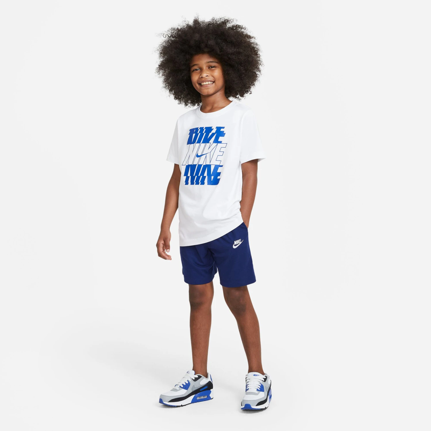 Nike Sportswear Shorts Boys - Blue 8 Nike Sportswear Shorts Boys - Blue - Image 8