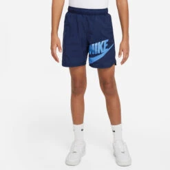 Nike Sportswear Woven HBR Shorts Boys - Blue -Muse Style Shop 56028000 14