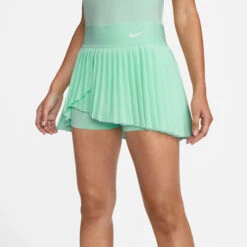 Nike Court Dri-Fit Advantage Pleated Skirt Women - Mint, White -Muse Style Shop 56201000 13