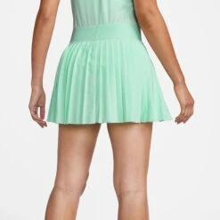 Nike Court Dri-Fit Advantage Pleated Skirt Women - Mint, White -Muse Style Shop 56201000 14