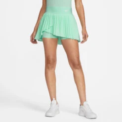 Nike Court Dri-Fit Advantage Pleated Skirt Women - Mint, White -Muse Style Shop 56201000 15