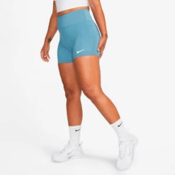 Nike Dri-Fit Club Heritage 4in Ball Shorts Women - Blue -Muse Style Shop 56658000 15