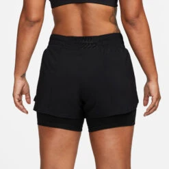 Nike Dri-Fit One MR 3in 2in1 Ball Shorts Women - Black -Muse Style Shop 56716000 14