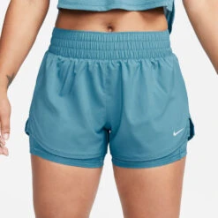 Nike Dri-Fit One MR 3in 2in1 Ball Shorts Women - Petrol -Muse Style Shop 56717000 13