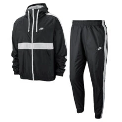 Nike Sportswear Woven Tracksuit Men - Black, White