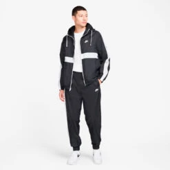 Nike Sportswear Woven Tracksuit Men - Black, White -Muse Style Shop 56731000 15