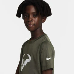 Nike Dri-Fit RAFA T-Shirt Boys - Khaki -Muse Style Shop 56806000 16