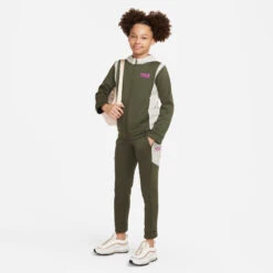 Nike New Sportswear Woven Ovly Tracksuit Boys - Olive, Cream -Muse Style Shop 56808000 13