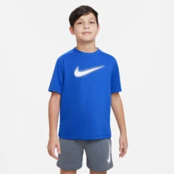 Nike Dri-Fit Graphic T-Shirt Boys - Blue, White -Muse Style Shop 56827000 13