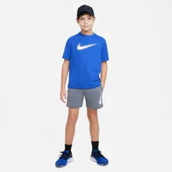 Nike Dri-Fit Graphic T-Shirt Boys - Blue, White -Muse Style Shop 56827000 15